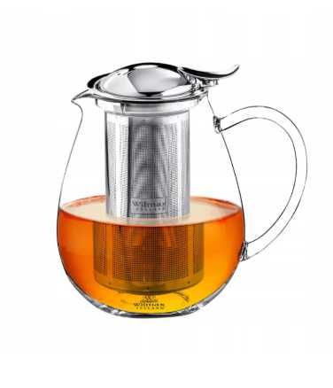 Луксозен Чайник с цедка Wilmax Thermo Glass 850 мл