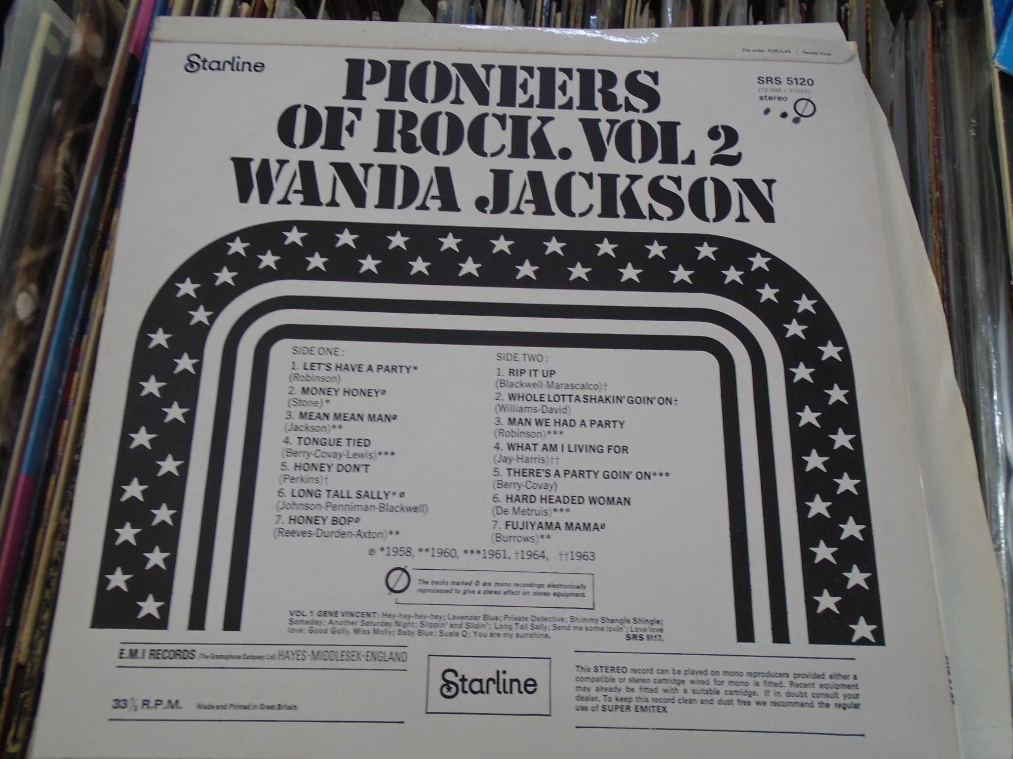 Винил  пластинка  Wanda Jackson – Pioneers Of Rock. Vol 2