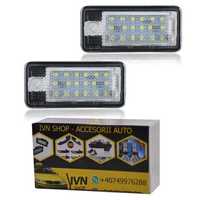 Lampi Led Numar AUDI A3 A4 B6 B7 A6 A8 Q7 A5 Fara eroare