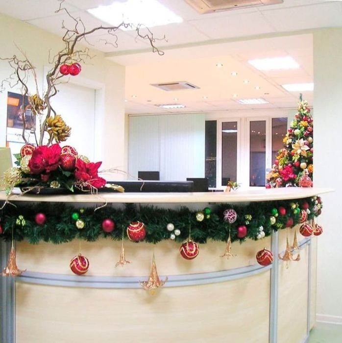 Хвойная ветка Гирлянда из Ёлок