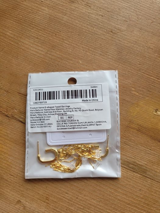 Cercei lungi argintii sau aurii