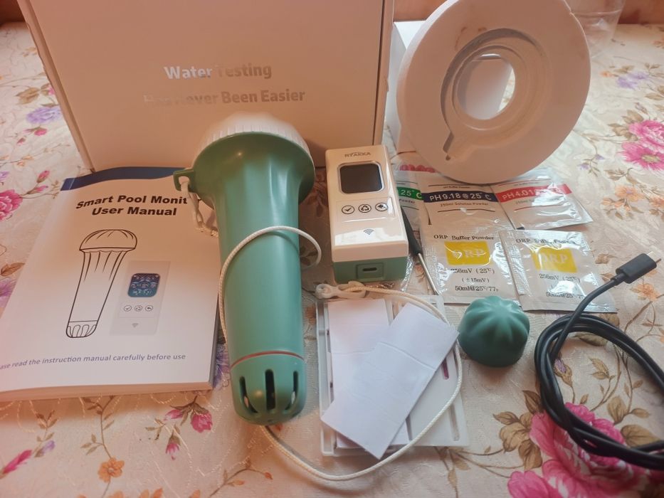 Tester 7-în-1 Calitate Apă | Wireless, Plutitor .