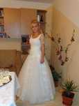 Rochie mireasa culoare Ivory
