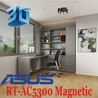 Suport pentru perete Router Asus RT-AC5300 cu prindere Magnetica
