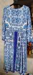 Rochie midi multicolor majolica print