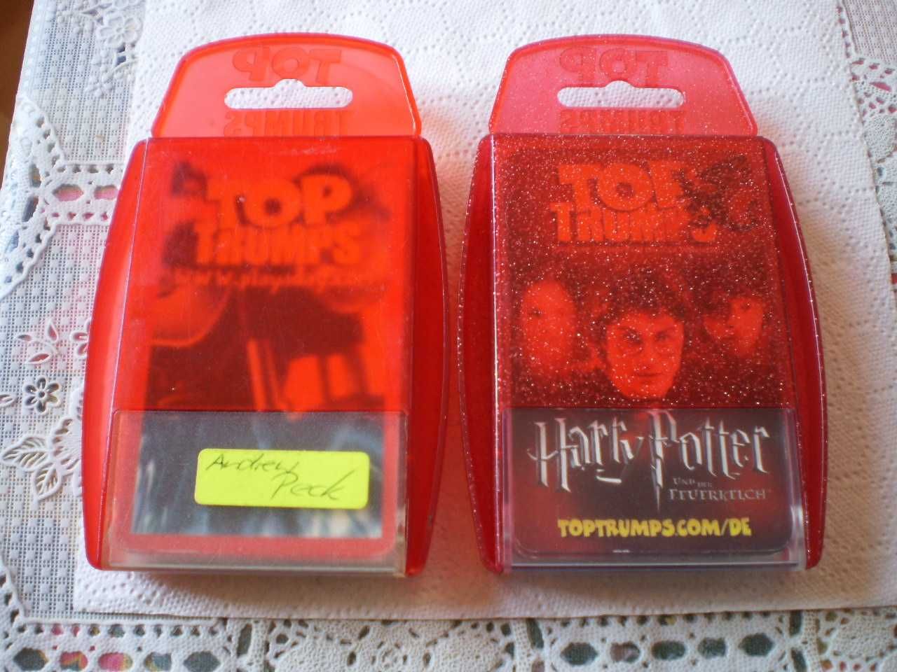 Set de 2 jocuri cu carti Motociclete si Harry Potter pentru copii.