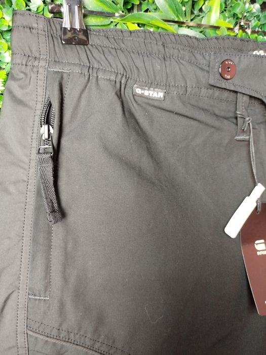 Оригинални мъжки панталони G-Star Raw Moto RCT W36 нови черни долнище