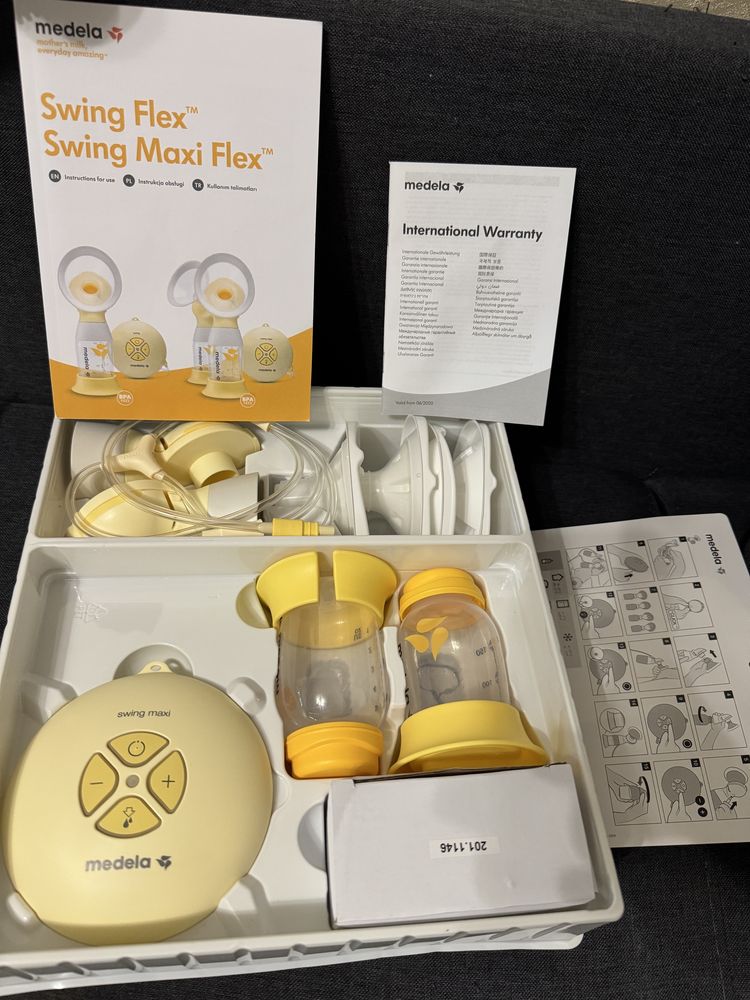 Помпа за кърма в Medela, Swing Maxi Flex, Electrica, Двойна в Гаранция