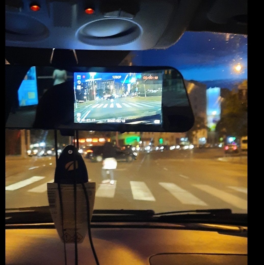 Cameră auto dual lens full hd înregistrare față spate