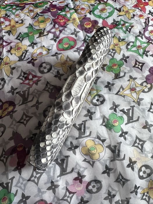 Портфейл портмоне естествена кожа питон