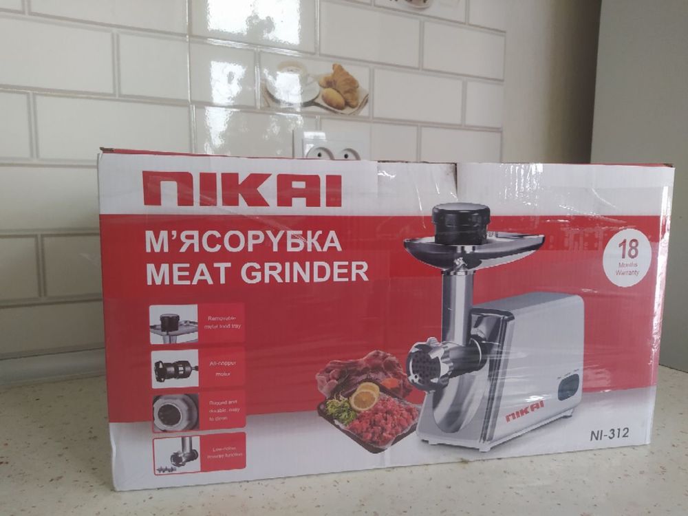 мясорубка Nikai  Ni-312! 220-240v,4000w! новая