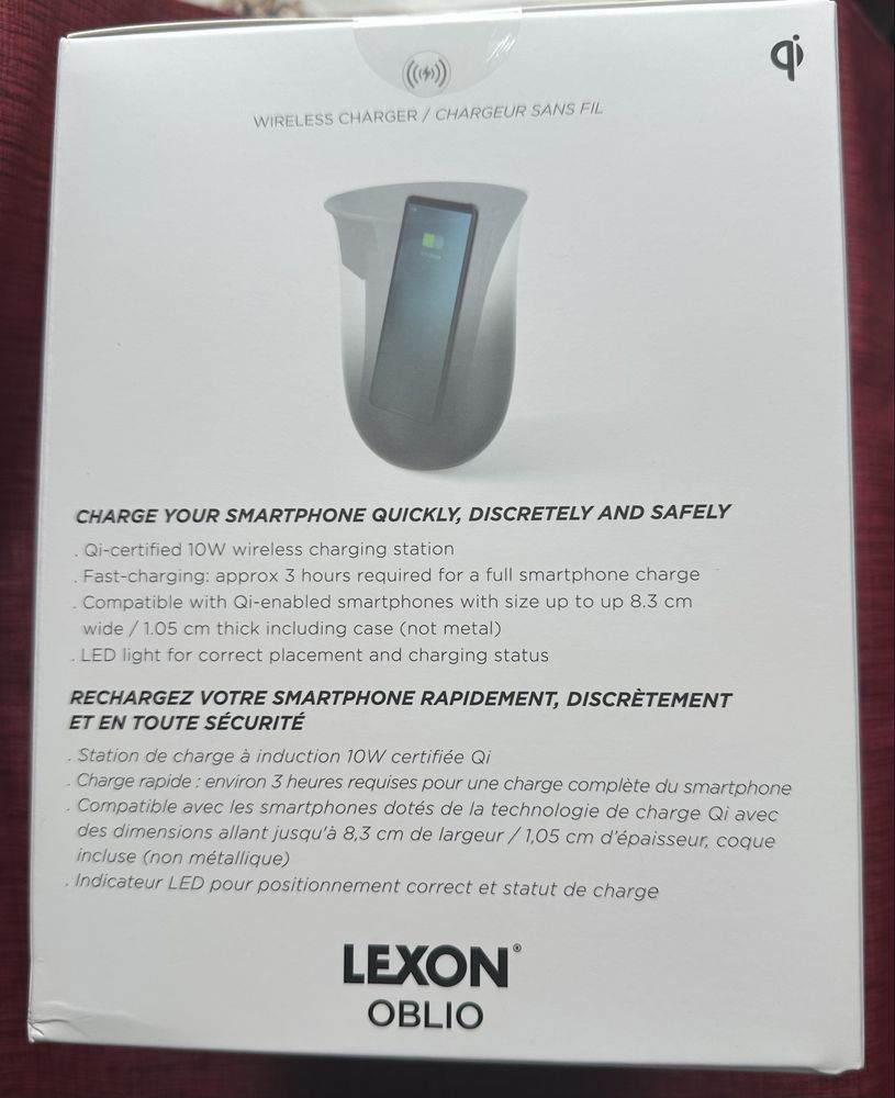 Statie wireless de incarcare cu lumina UV pentru dezinfectare