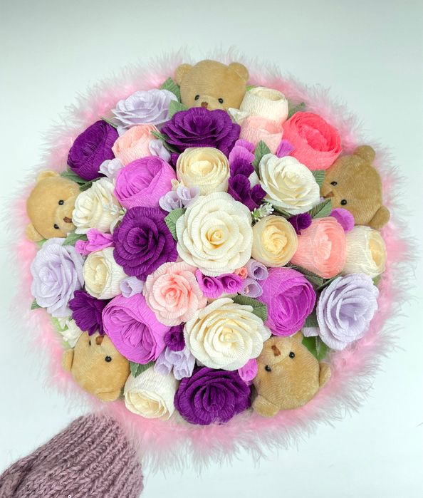 Букеты из мягких игрушек