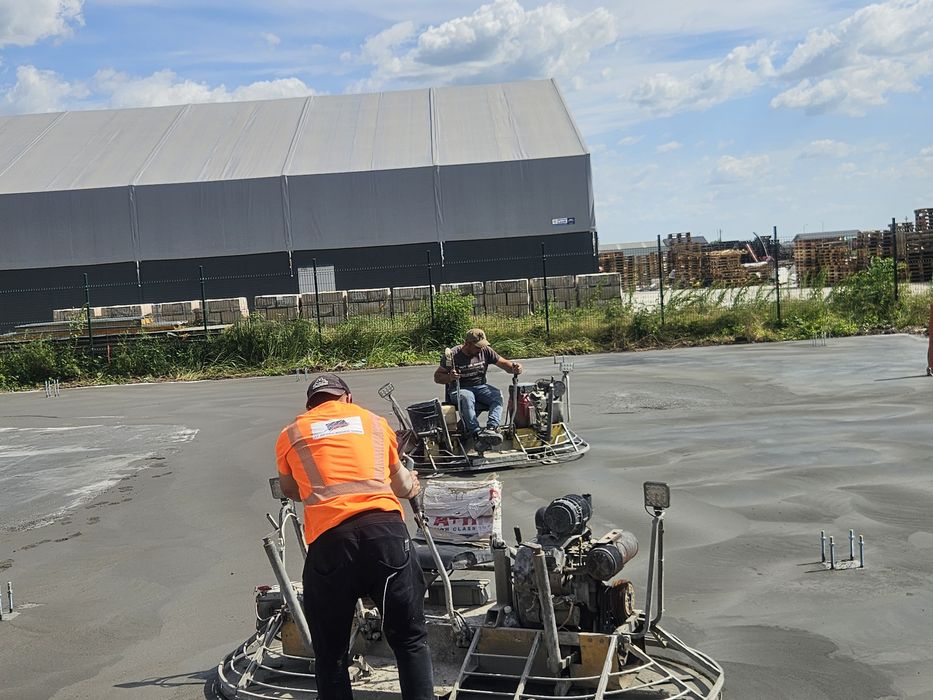 Turnari beton finisat mecanic elicopterizat