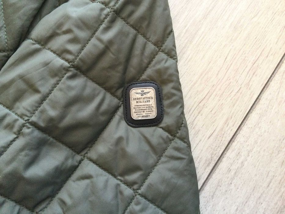 НОВО зелено яке сако AERONAUTICA MILITARE размер 54 / XL от Италия