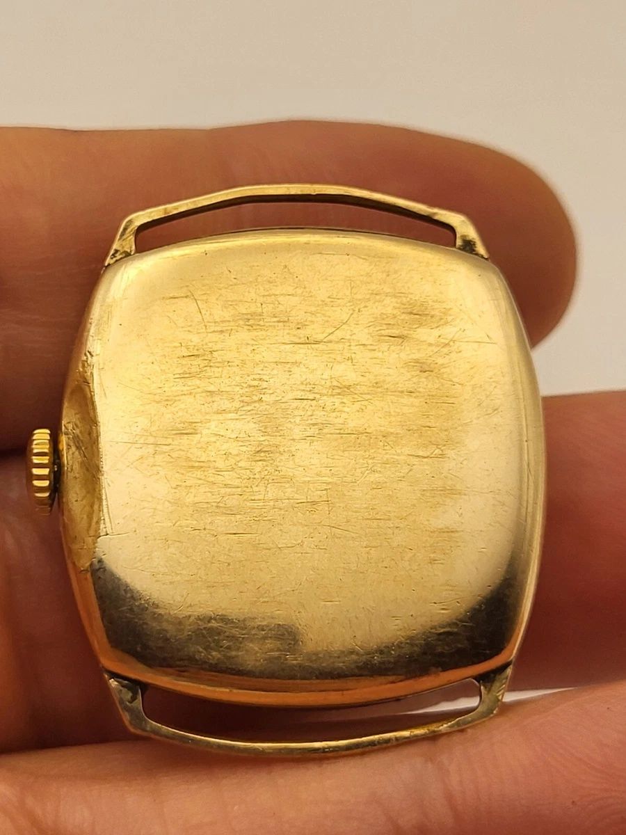 MIDO Trench CEAS 15 jewels WW1 Stil Militar 30mm Gold Plated SwissMade