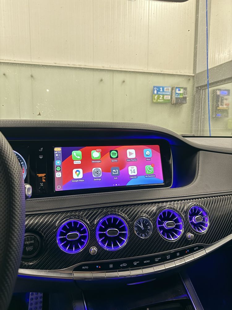 Бежичен Carplay & Android Auto за Mercedes (NTG5.0/5.1)