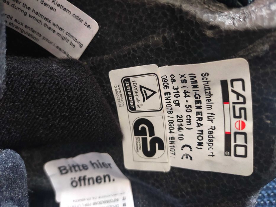 Vând cască CAS CO mărimea că 44-50 cm