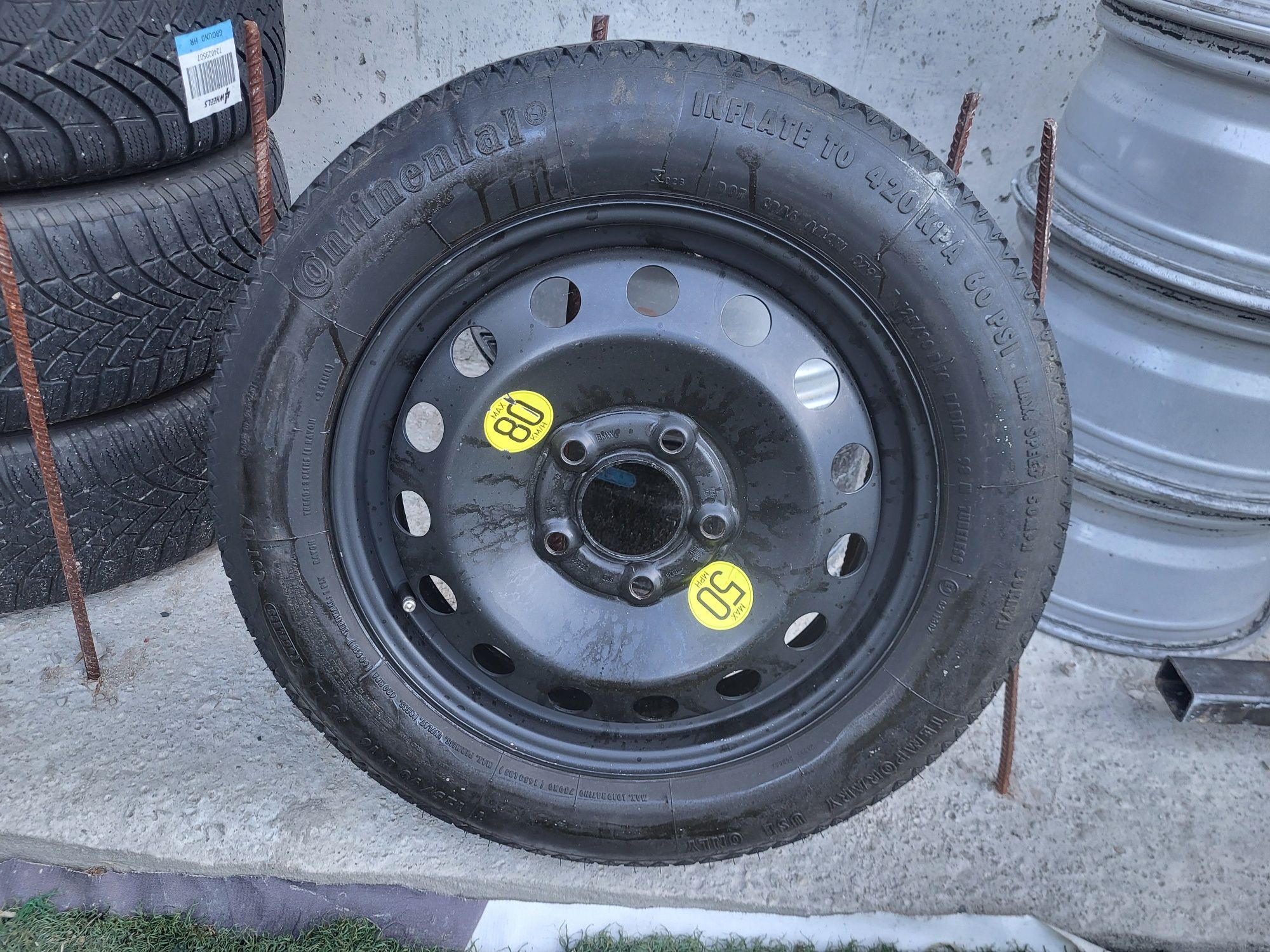 16 5x120 Bmw резервна гума патерица 5х120 бмв