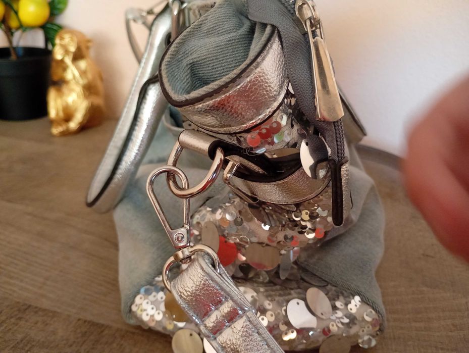 Красива дънкова чанта