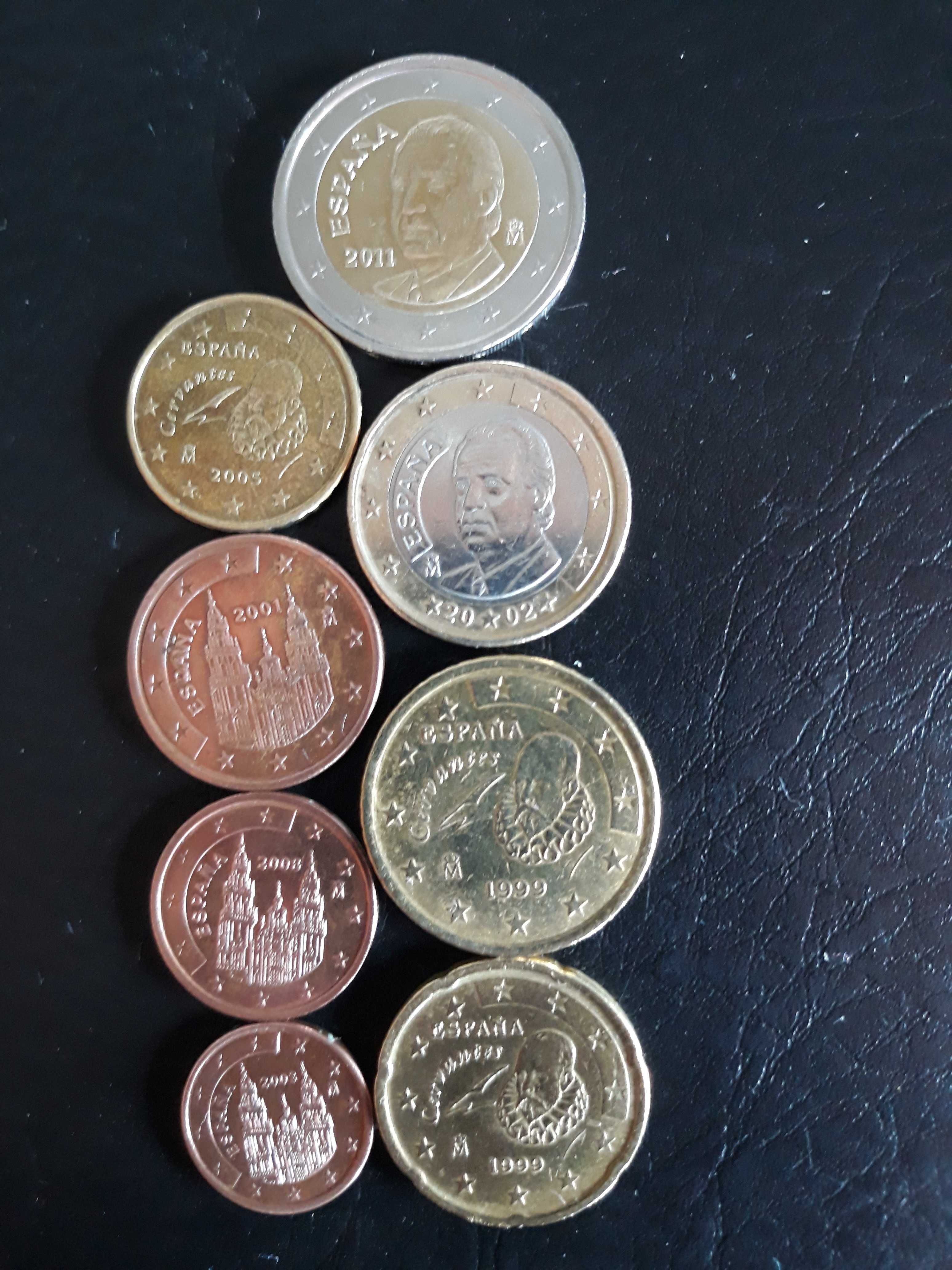 Set monede complet euro Spania.