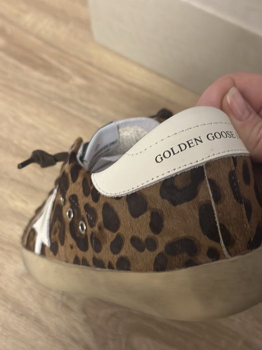 Golden goose  sneakers animal print