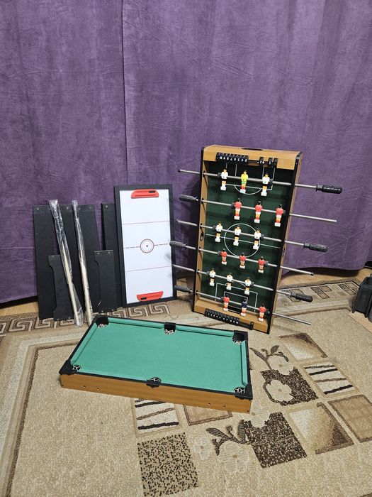 Vand masa Foosball, hochei,pingpong,biliard,