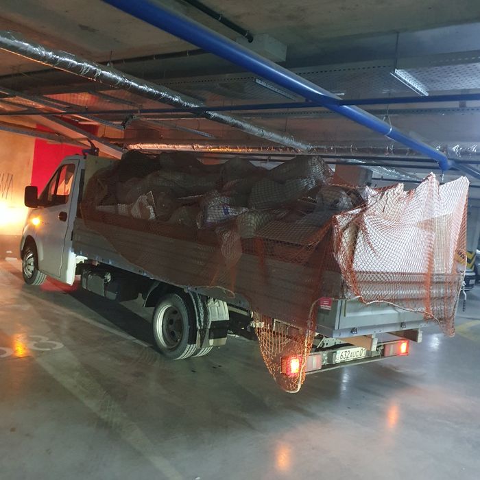 вывоз мусора мебели и хлама открытый газель