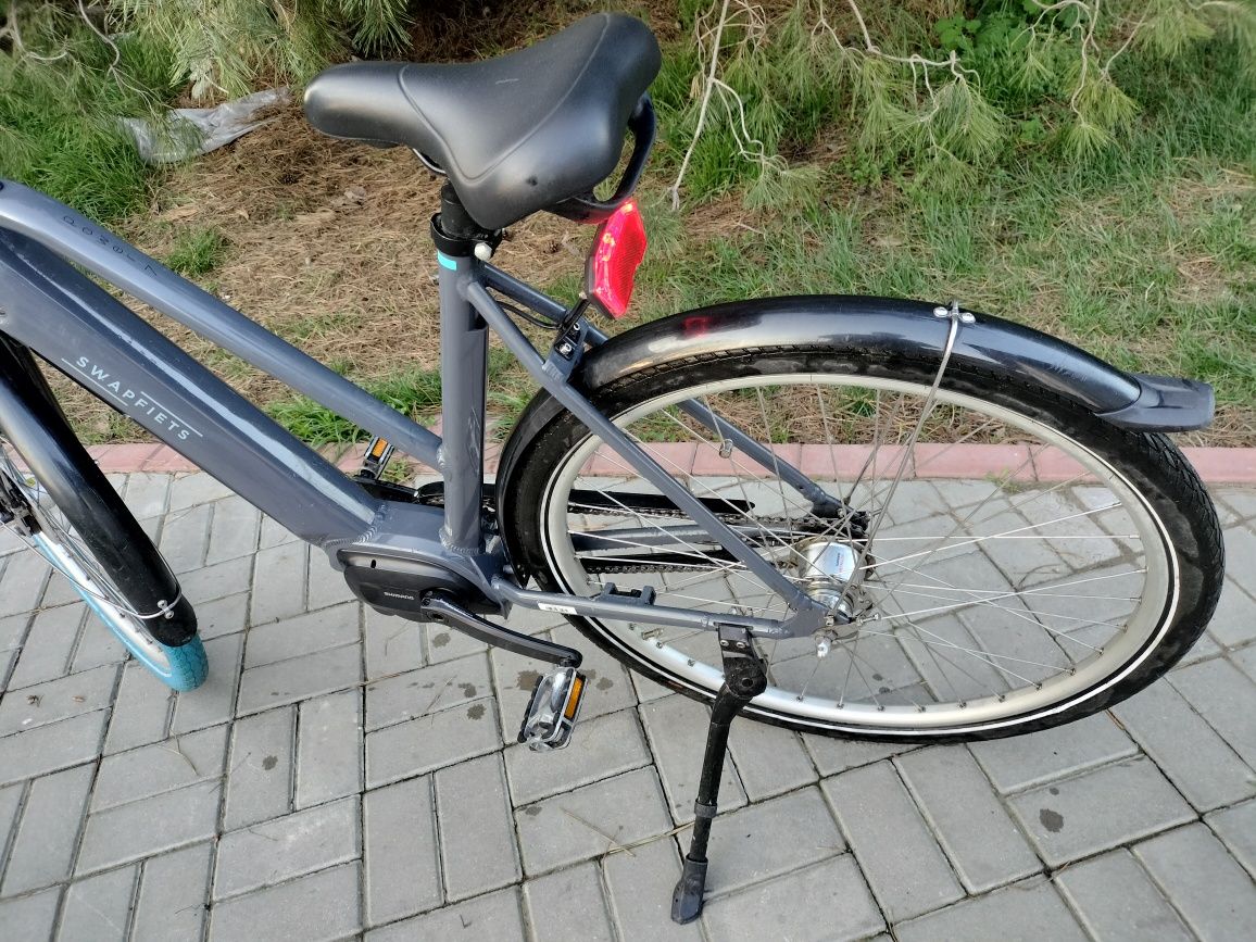 Bicicleta electrica cu motor central Shimano steps .