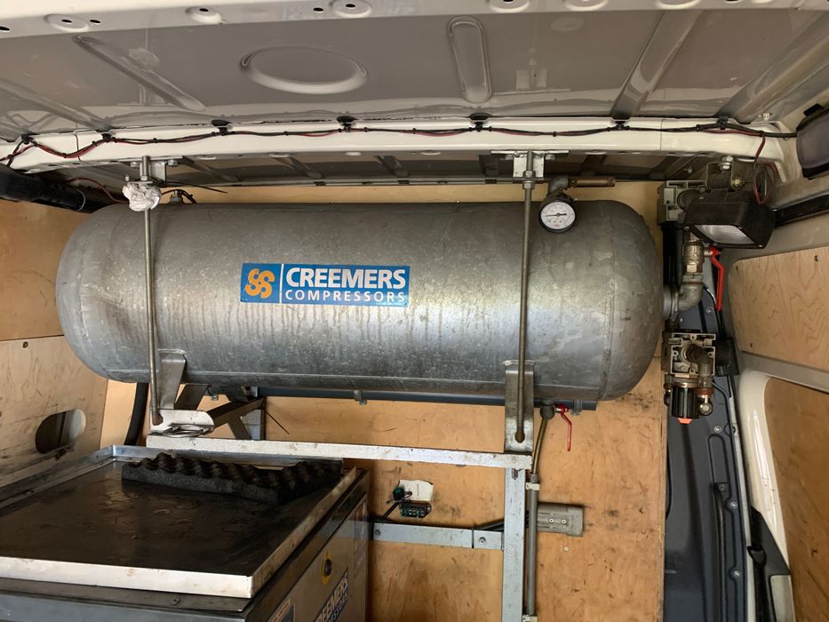 Compresor pe motorina