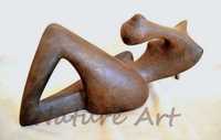 Ръчно изработена скулптура "Суета" Дървопластика, дърводезба