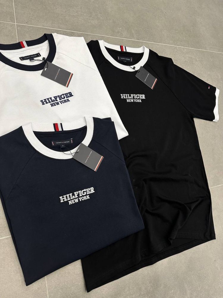 Мужская футболка 100% хлопок tomy hilfiger