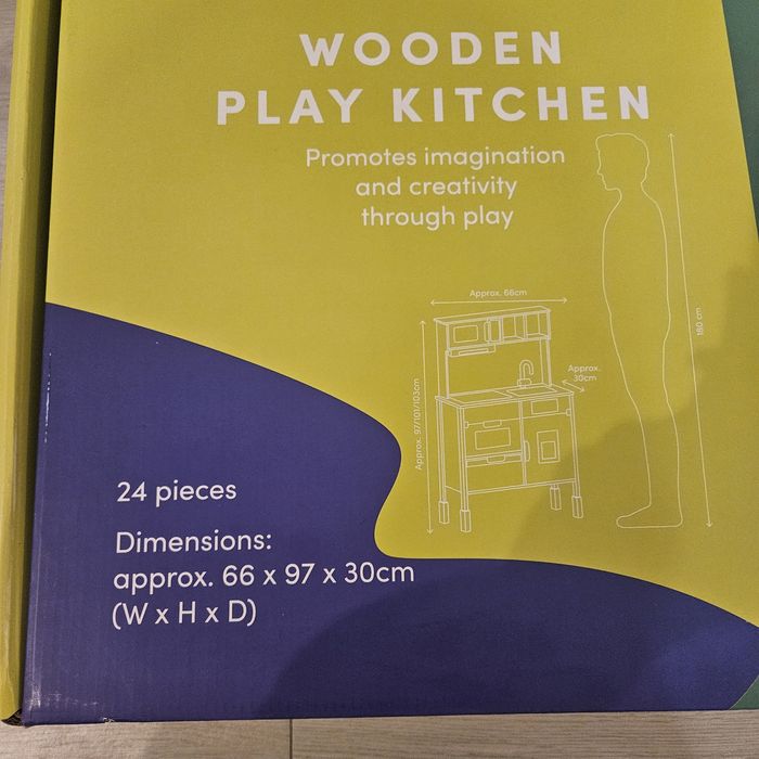Bucatarie lemn pentru copii 24 accesorii