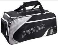 Pro's Pro tennis bag, model L114, culoare Black-Silver, 76x35x33cm.Nou