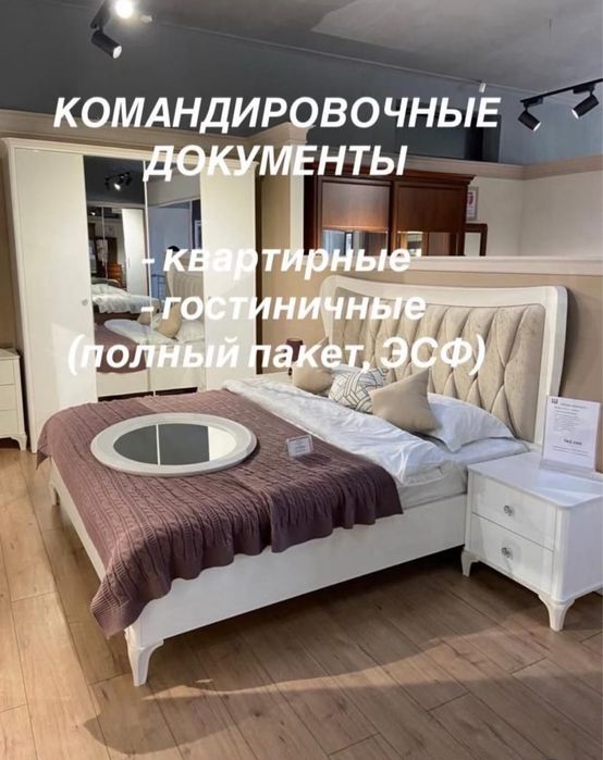 Командировочные документы. ЭСФ. Квартира посуточно.