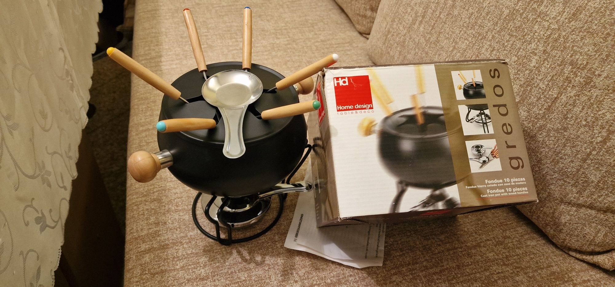 Fondue 10 piese nou