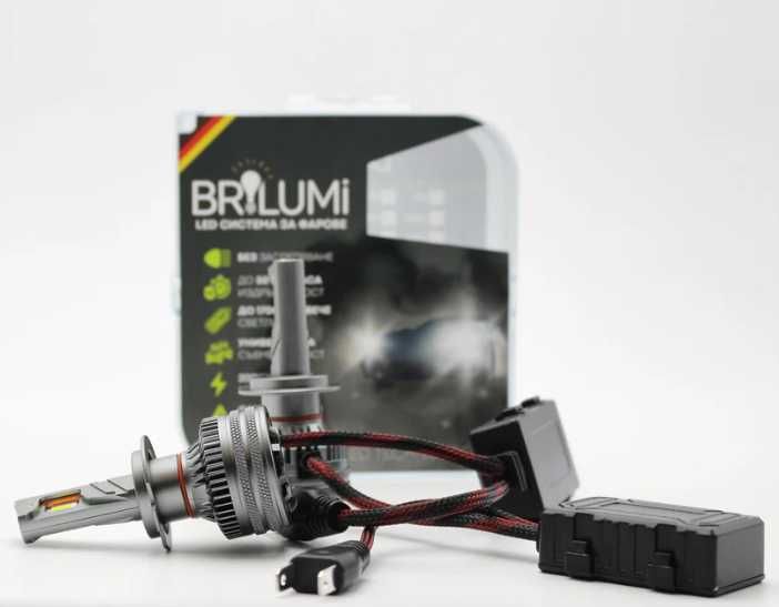 LED крушки за фарове H7 - BRILUMI ZENITH - 200W - CANBUS 6000K
