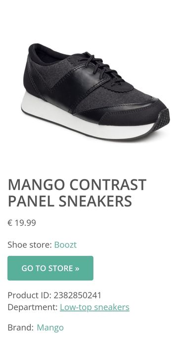 Сникърси/Маратонки Mango