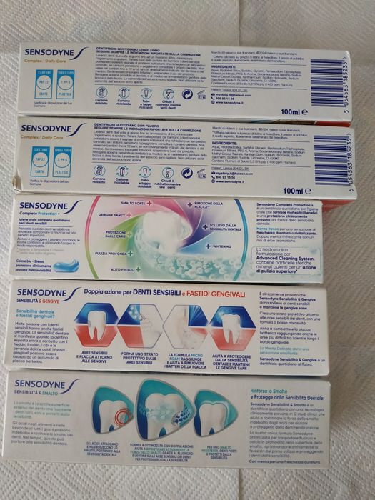 Pastă de dinți Sensodyne.