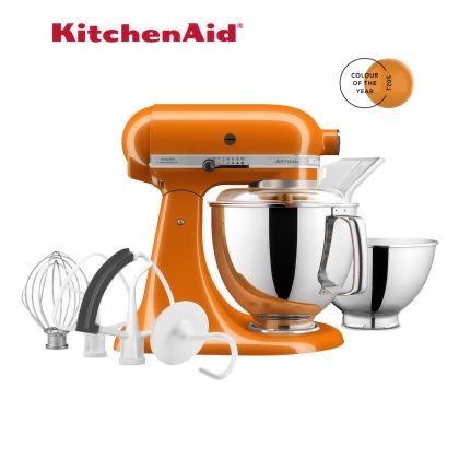 Миксер планетарный Kitchenaid Artisan 4,8 л оранжевый мед (новый)