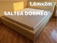 PAT Confort Dimensiune 1,6mX2M,inclusiv Saltea DORMEO , Telescopic