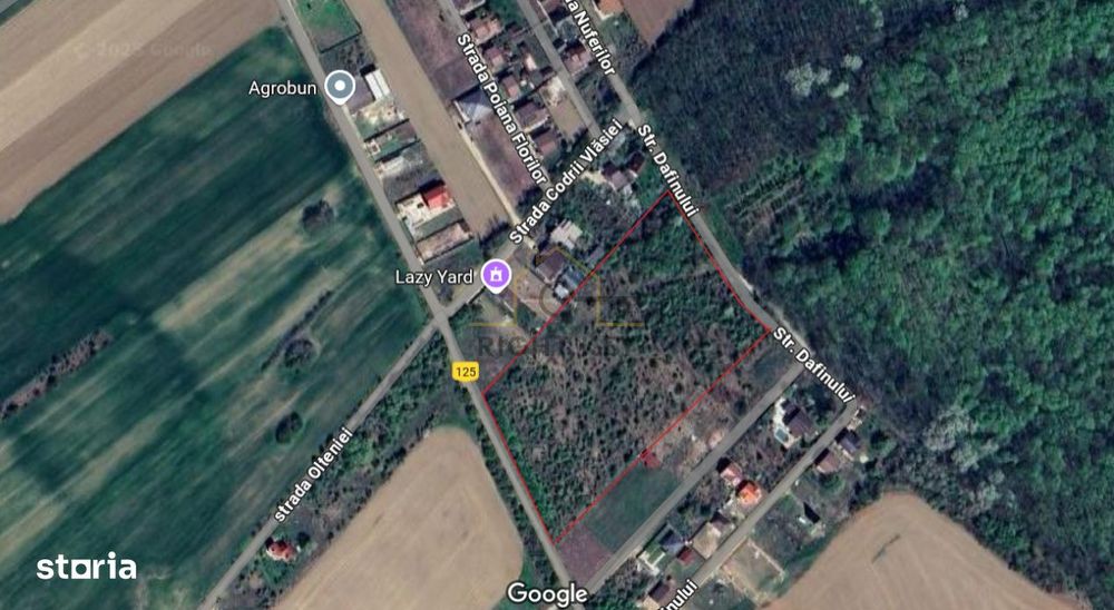 Oportunitate!Teren langa padure, dubla deschidere, front stradal 100m!