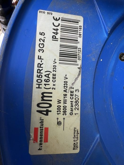 Prelungitor rola tambur CEE, 230V Brennenstuhl 40m