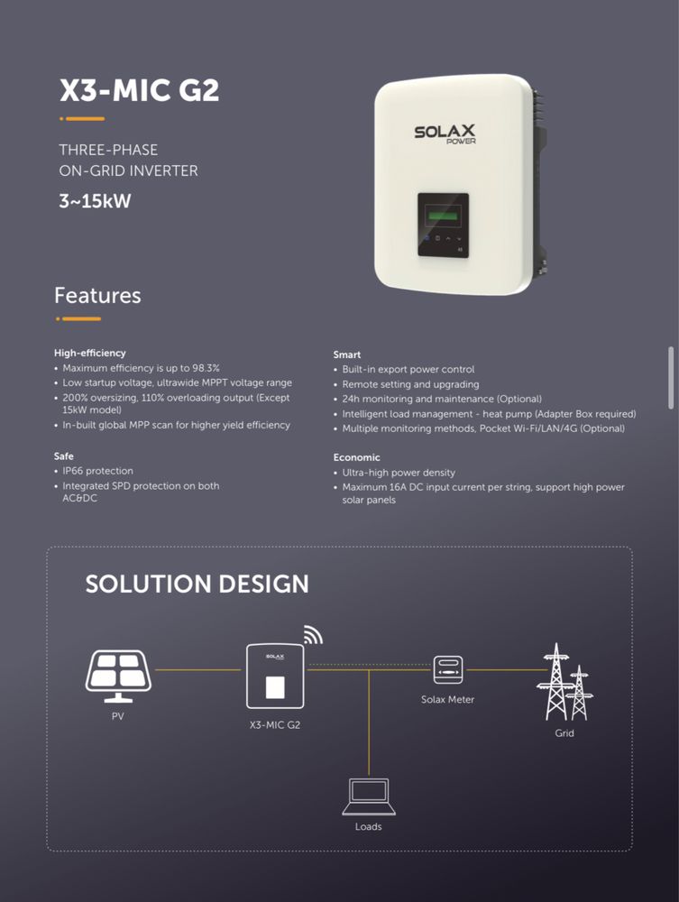 Solax Invertor солах Инвертор 6ква