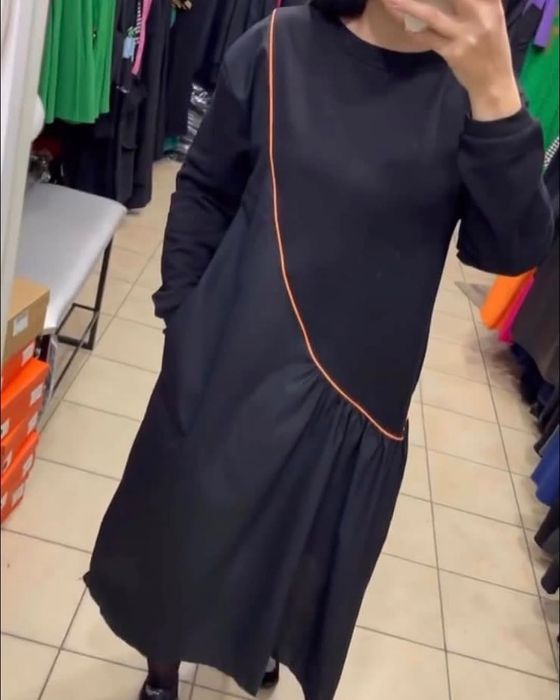 Платье трикотажное