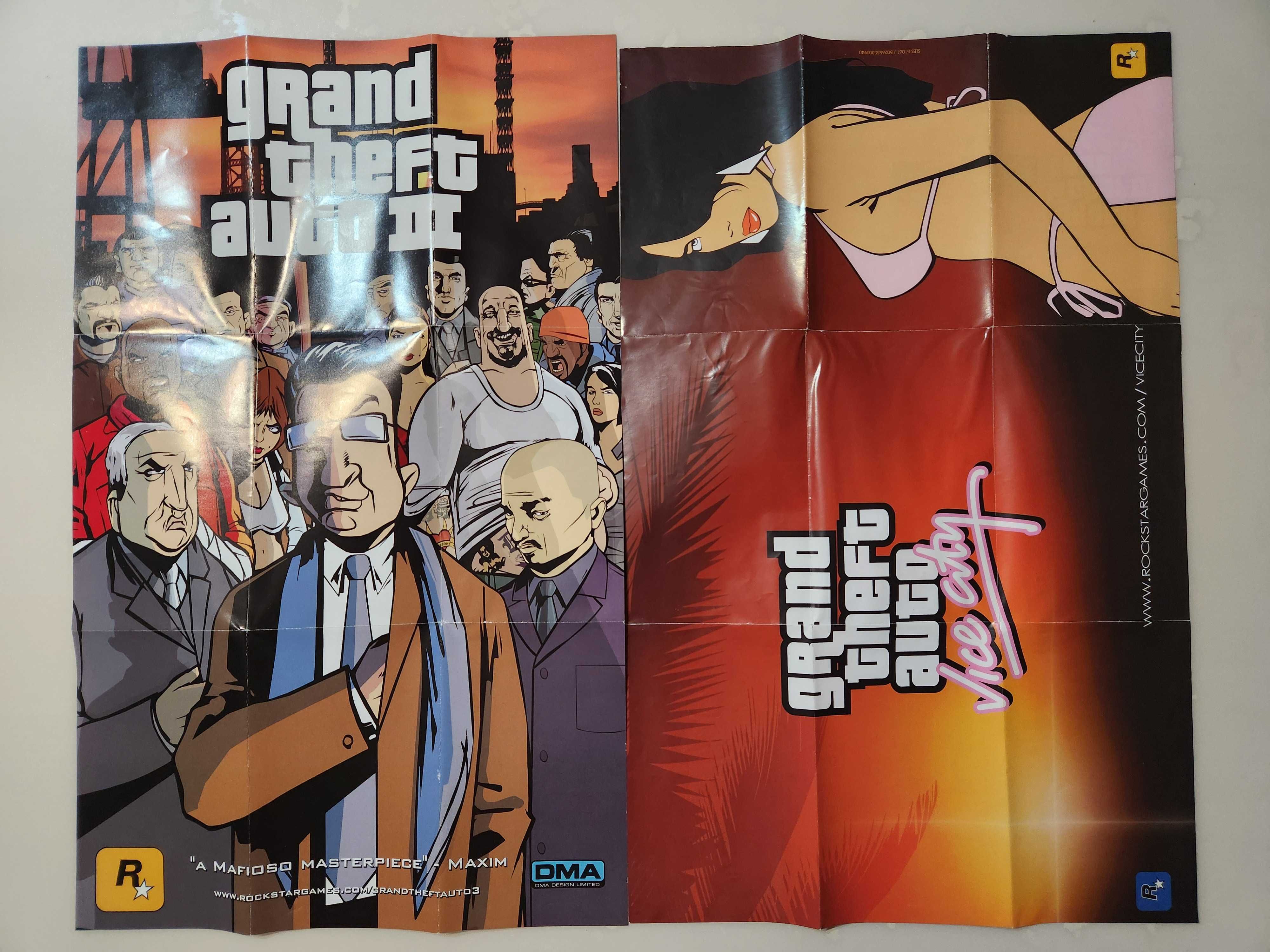 Grand Theft Auto III, Vice City si San Andreas pt. PlayStation 2 (PS2)