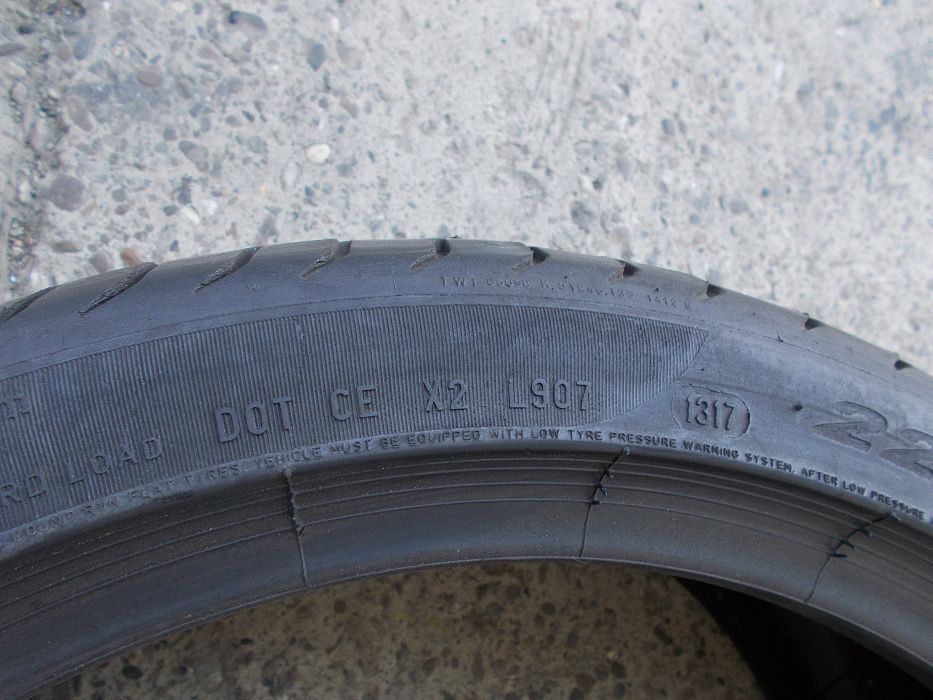 4 anvelope vara Pirelli RunFlat 225 40 19 profil 7mm dot2017