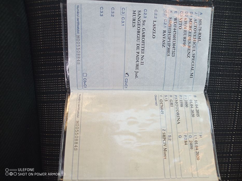 Vand Mercedes Benz Vito 116cdi SD Funerare 2015