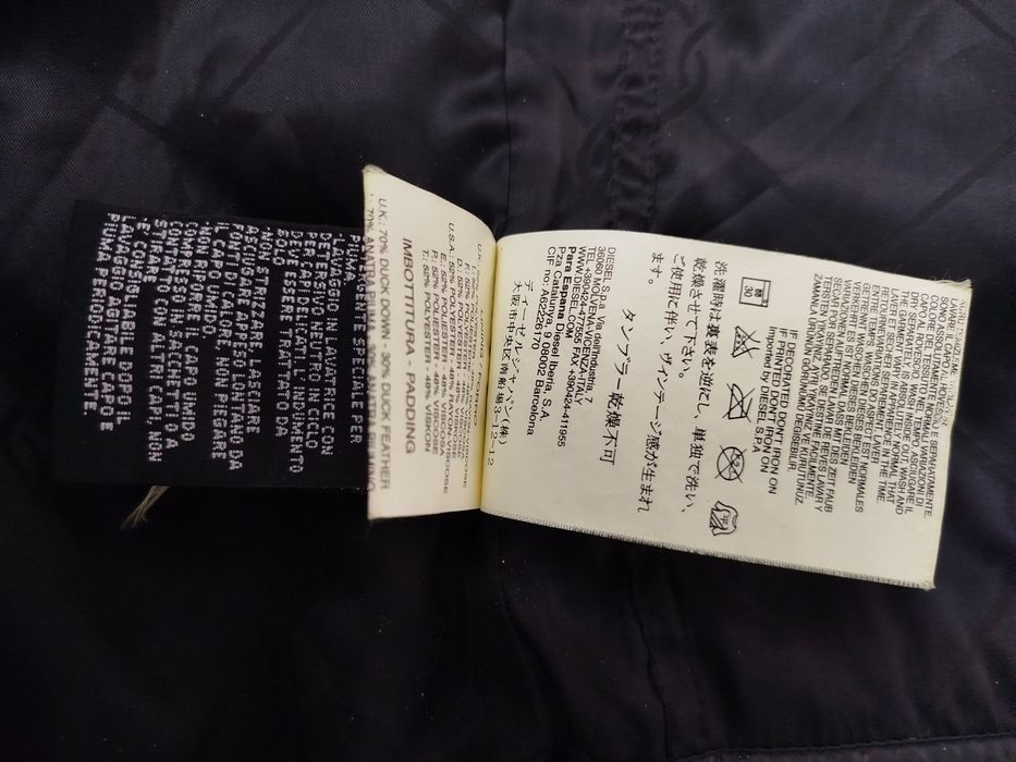 DIESEL мъжка  оригинална  пухена грейка