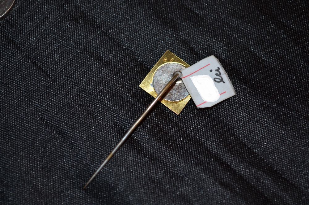 PIN/AC REVER AUR 18K + ARGINT - Ac cravata - Ac palarie - 1.7g. !